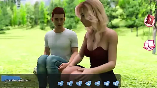 Helping the hotties #3 - Johannes took a sneak peak to see what the girl in the cabin is up to.