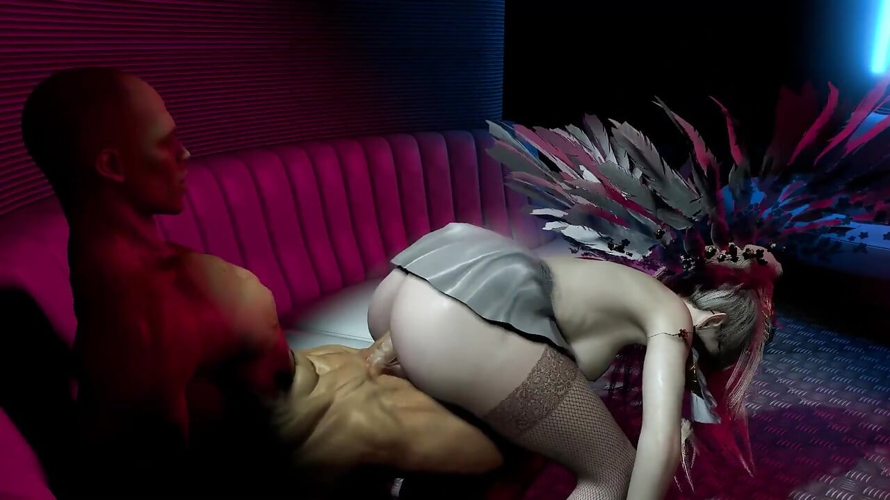 Geeky Angel Girl Rides Dick in the Nightclub