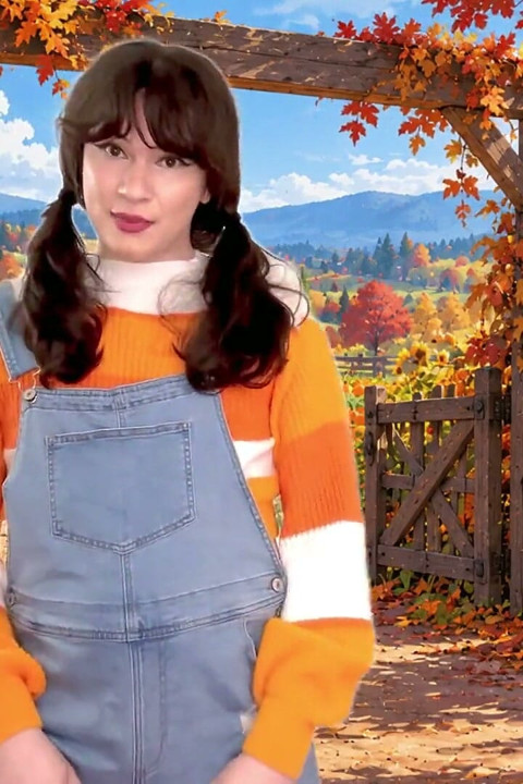 Sissy in the Pumpkin Patch