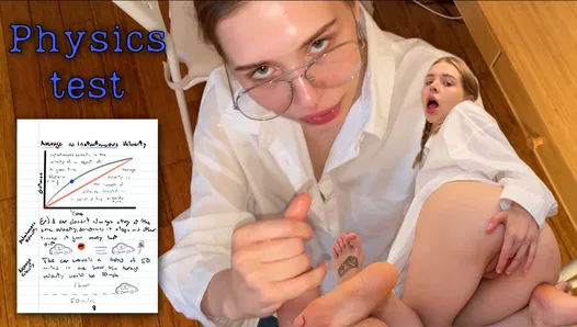 Physics professor is fucking a student. Californiababe is swallowing cum
