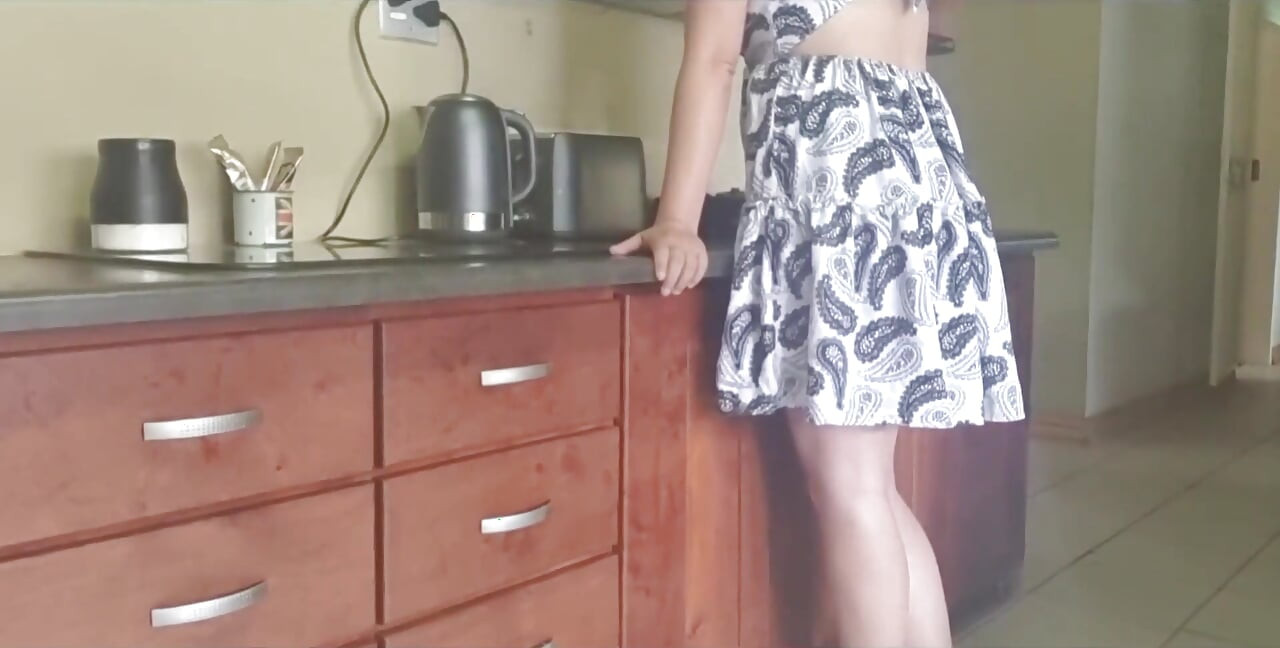 Cheating Stepbrother in Law Fucks Me Hard While Im Making Coffee