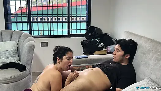 Friend you fucked my husband then look how I fuck yours!