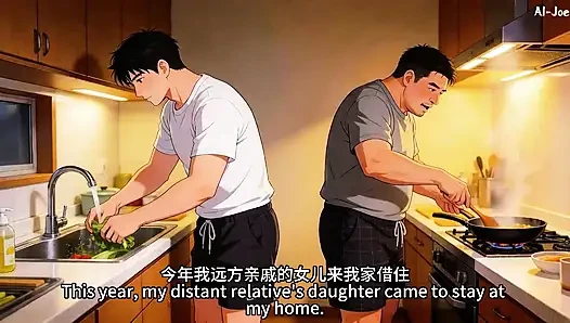 Di depan prese kakakku, adikku benar-benar melakukan hal seperti itu padaku.ini terlalu menggairahkan. Episode 2 Ai-generated