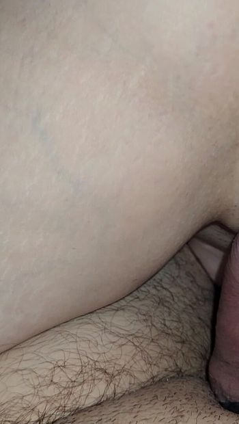 Rubbing that pussy with the head of his cock
