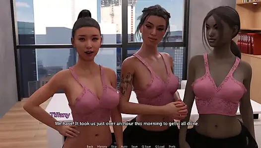 Авантюрная пара 117 Тони получил, чтобы трахнуть Kimberly в его доме, Энн трахнул 2 черных члена