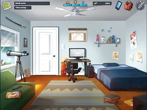 Summertime Saga Cap 15 - Threesome cu mama mea vitregă și prietena ei în pat