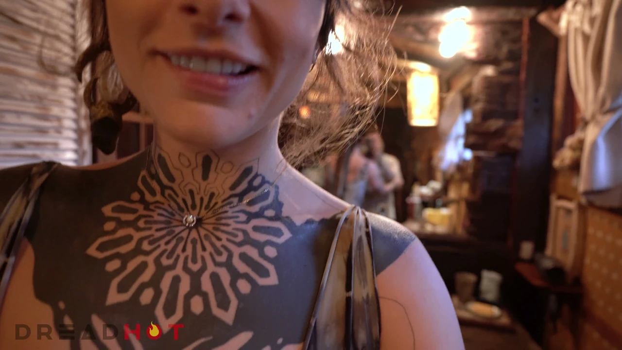 She Asked for a Blowjob! Tattoed Hottie Sucking Big Cock