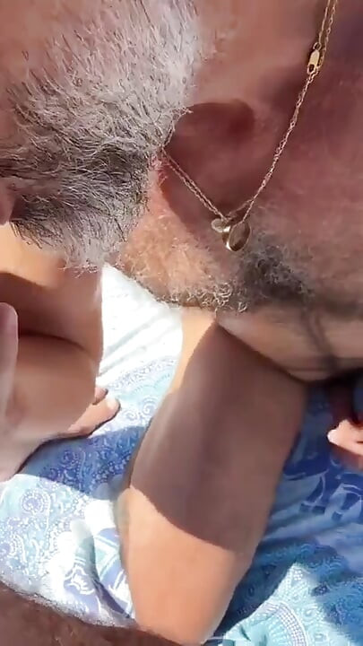 Hot Daddies Public Beach Fuck - They Stopped Traffic!