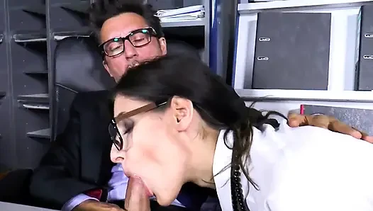 My horny secretary!