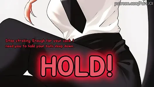 Endure Makima's degradation test to become her filthy puppy (CBT JOI)