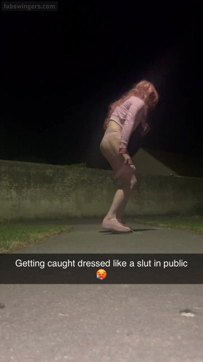 Sissy Slut Michelle Jolie almost caught dressed like a slut in public.