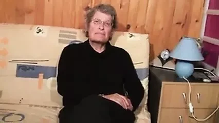 Nice old granny sucking cock and getting a hard fucking