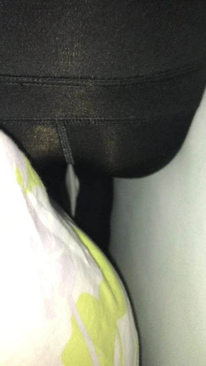 Slut turkish woman in Shiny black opaque tights