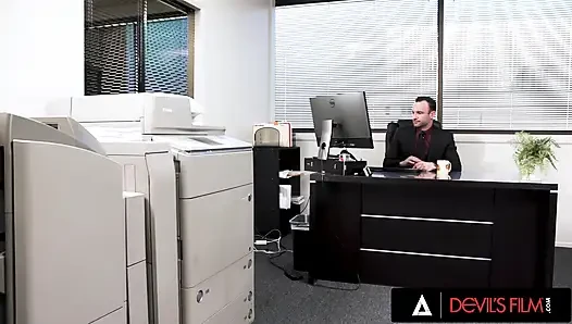 DEVILS FILM - Gorgeous April Olsen Gets Ass Pounded In The Office