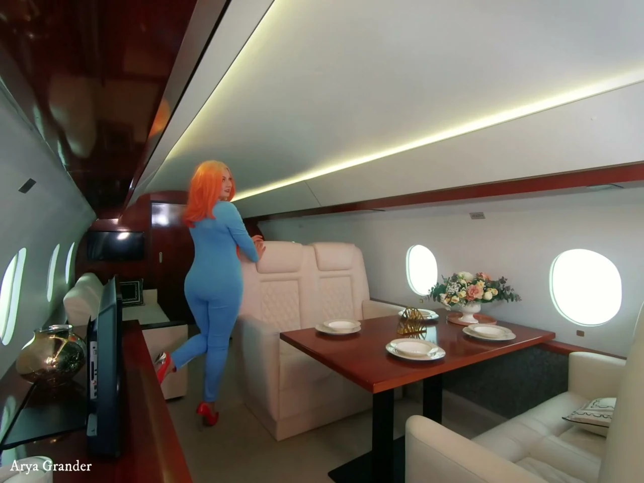 Backstage From Photosession, 4 Catsuits and Fly Jet Photoshoot
