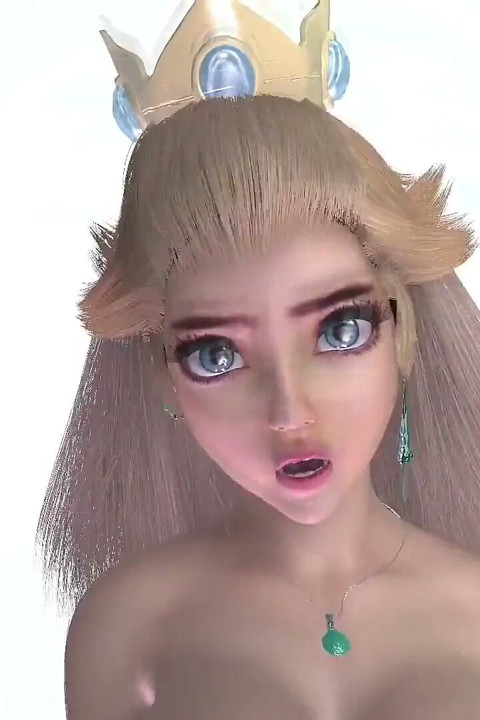 Princesa Peach cavalga um dildo grande: paródia hentai de Super Mario