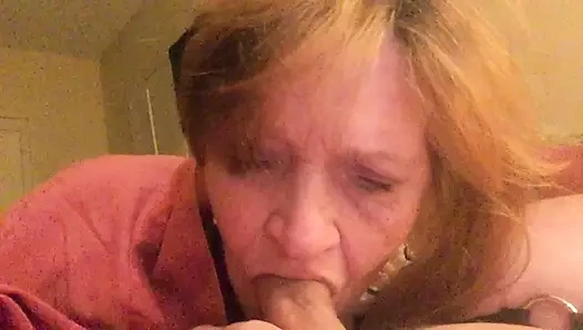 Granny Carmen's Throwback Closeup Cock Sucking Compilation