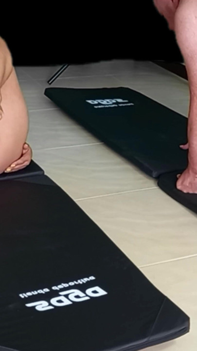 HOTTEST YOGA CLOSEUP WITH ADAMANDEVE AND LUPO | Clip 1