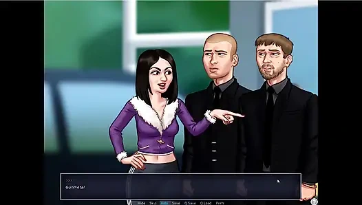 SummerTime Saga - Жозефина за прилавок сделал Йоханнесу минет... Johannes трахнул Tina