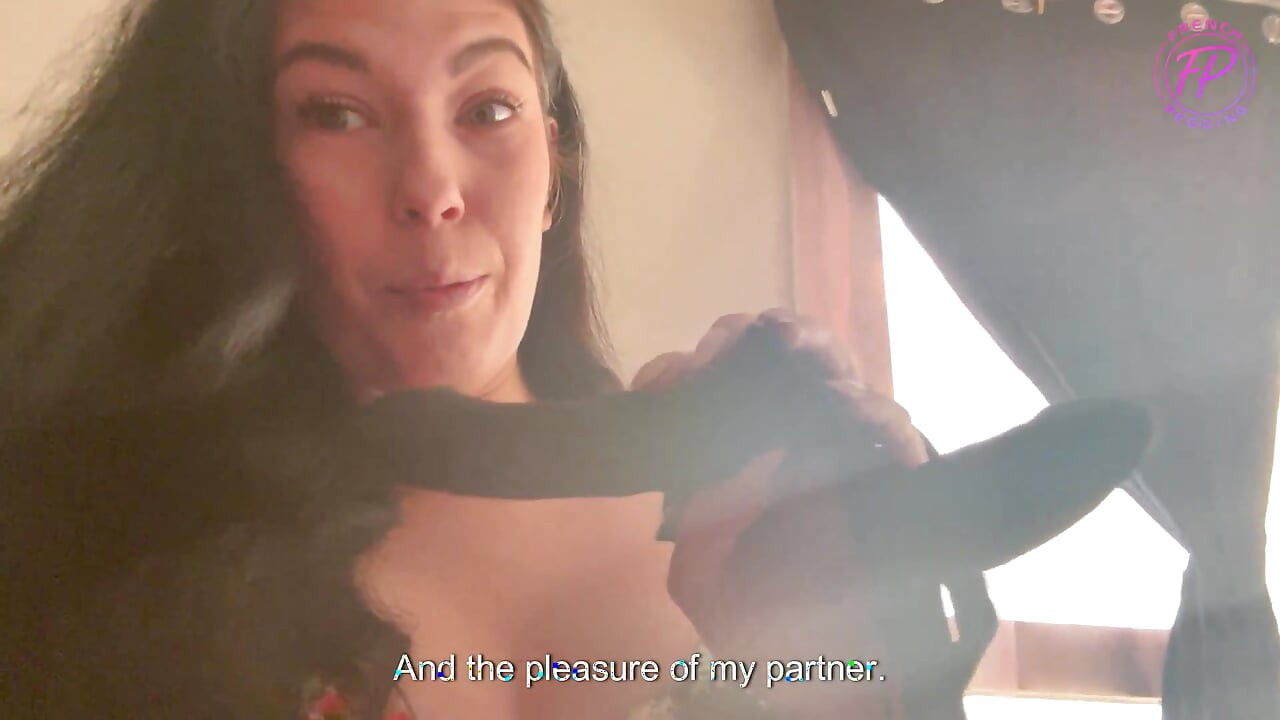 French Pegging - Double Vibrating Strapon: I Tie Him up and Fuck His Ass in POV