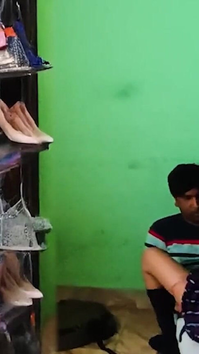 Captivating moment from "Chappal shop mein chudai"