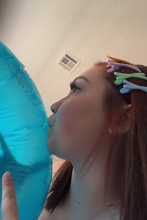Giantess Goddess Blows Your Inflatables
