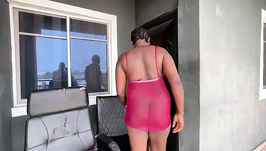 My Neighbor Grabbed Me and Fuck My Black Pussy