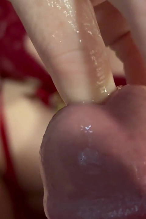 Fingering My Cock