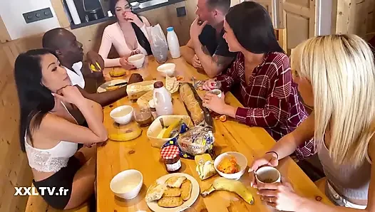 Orgy in a Mountain Chalet
