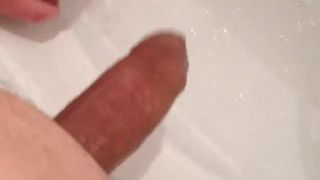 MY SLAVE SUB Cleaning my cock! Washing it ready for a BJ X