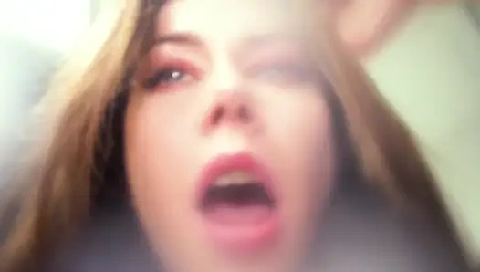 Samimi gölgeler: düşük ışıklı yakın çekim anal dölleme - mia bandini