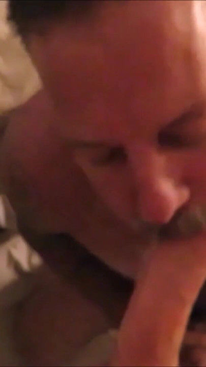 Thrilling moment from "Crotchonfire gags a silver daddy stud on the ginger root"