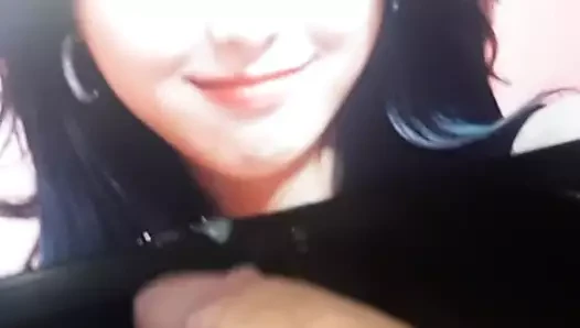 Itzy yuna shin大きな白いチンポごっくん