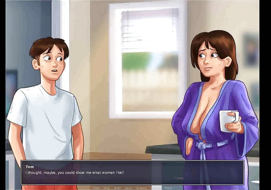 "Saga estivale : sa nouvelle coloc est une MILF sexy à gros nichons ep 124"