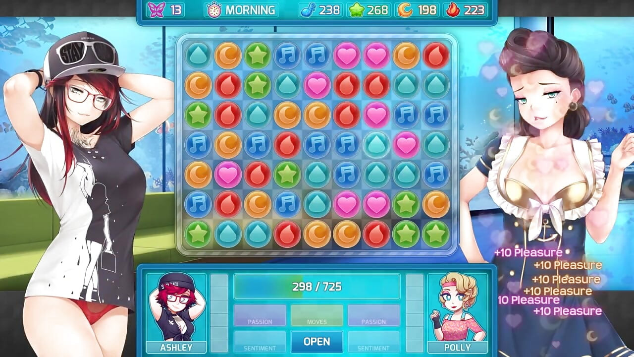 Huniepop 2 - çifte randevu - loveskysan'ın 11. bölüm lezbiyen hentai sanatı