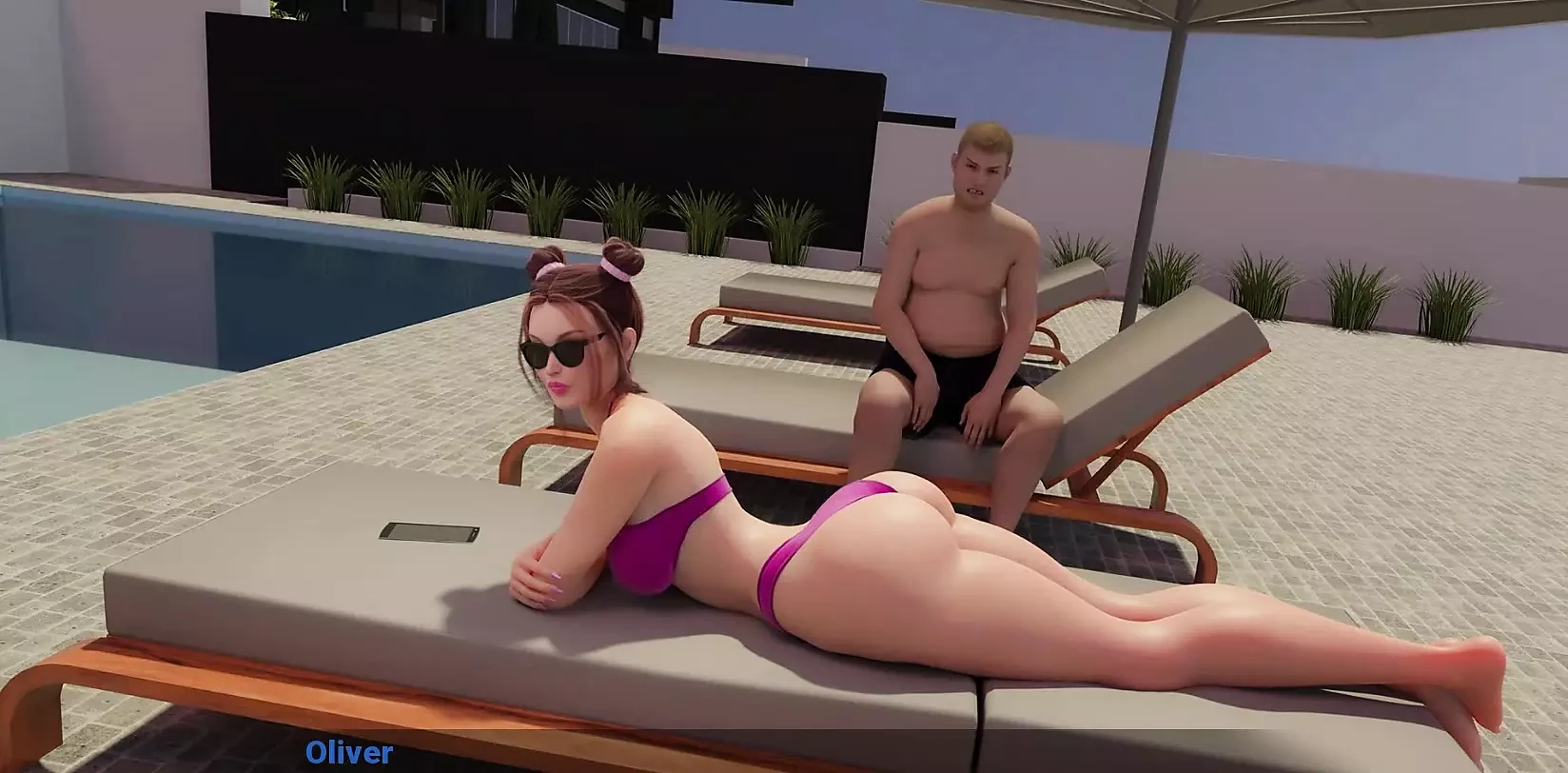 Weg von zu hause 24 teil 106 öffentlicher pool ficken dicken arsch von loveSkySan69