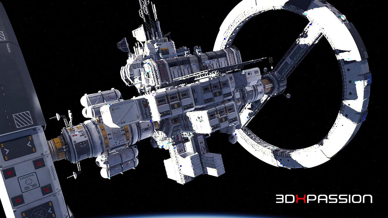Zero-G deepthroat & anal on Orbital Station Japanese Echo mạnh vào không gian trước khi bắn tinh trở lại