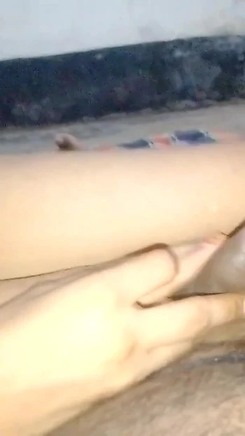 Must-share moment from "my wife handjob while showing her tits boobs during night time, Bangladeshi girl"