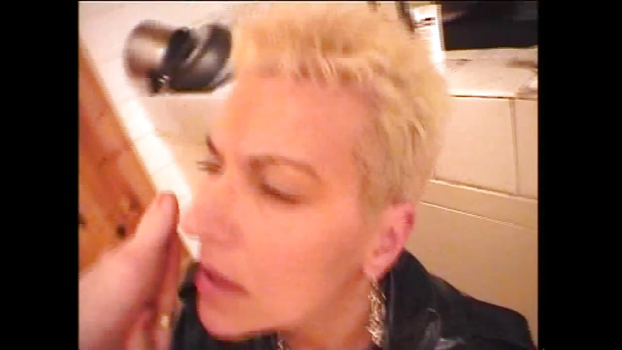 Two Lesbian Housewives Fist Each Other's Ass and Hairy Pussy