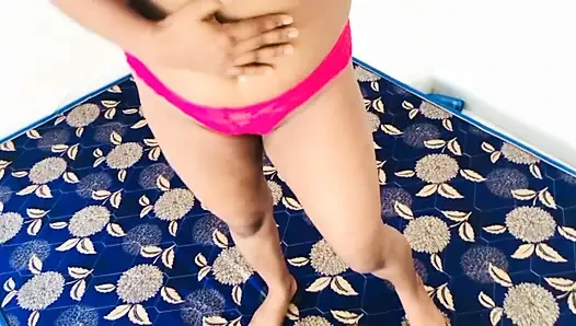 Bangladeshi stepmother was lying naked in her room in the heat but the door was open
