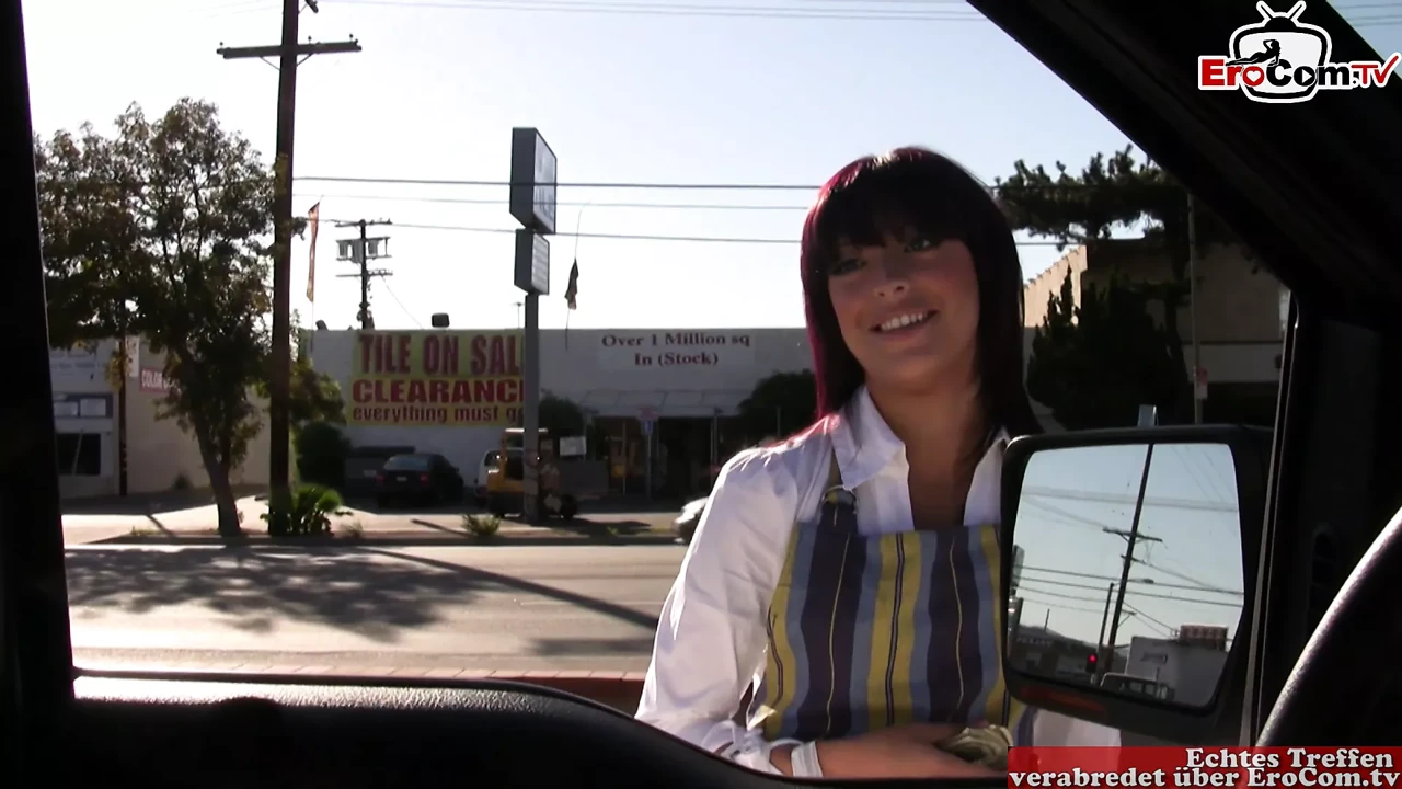 Skinny slut with small tits picked up on the street for a fuck