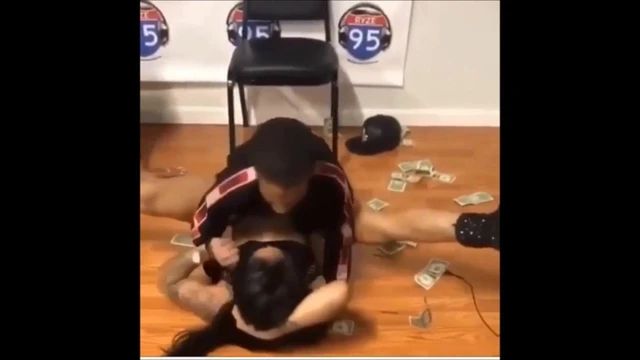 STRIPPER LETTING 'LITTLE PERSON' GRIND UP ON HER