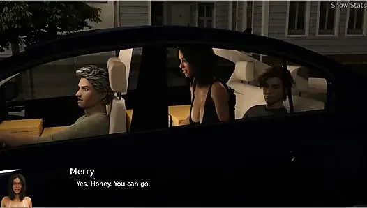 Projekt Hotwife - Phw - Gameplay - Rollenspiel - Autoritt mit Collegue auf seinem schoß