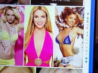 Cum tribute for Britney Spears
