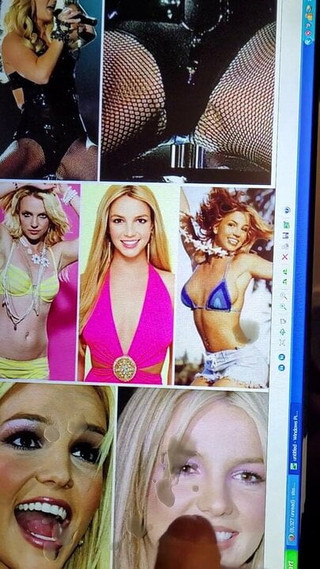 Cum tribute for Britney Spears