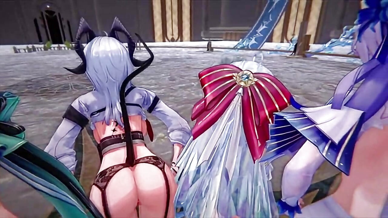 Wuthering Waves - Harem Sex Party - 3D Hentai Animation
