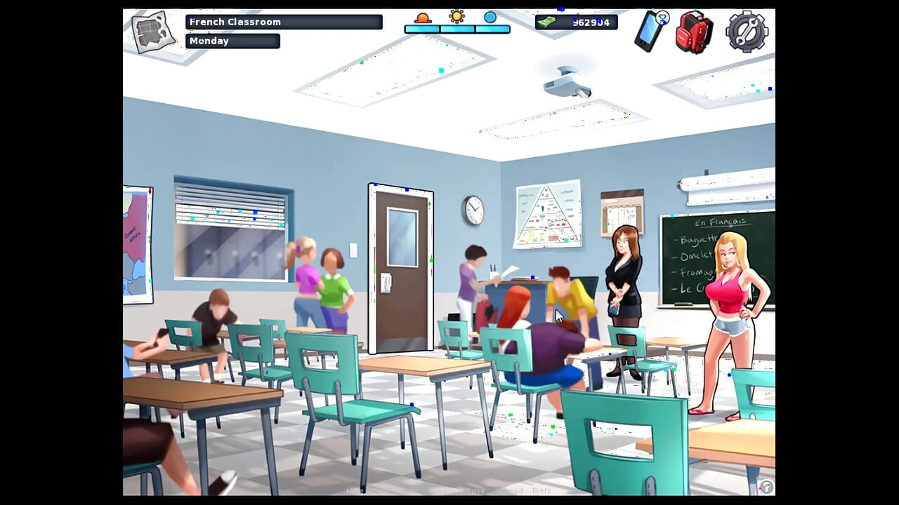 Summertime saga - Johannes fickt Odette... Die Damen und Johannes spielten spin the bottel.