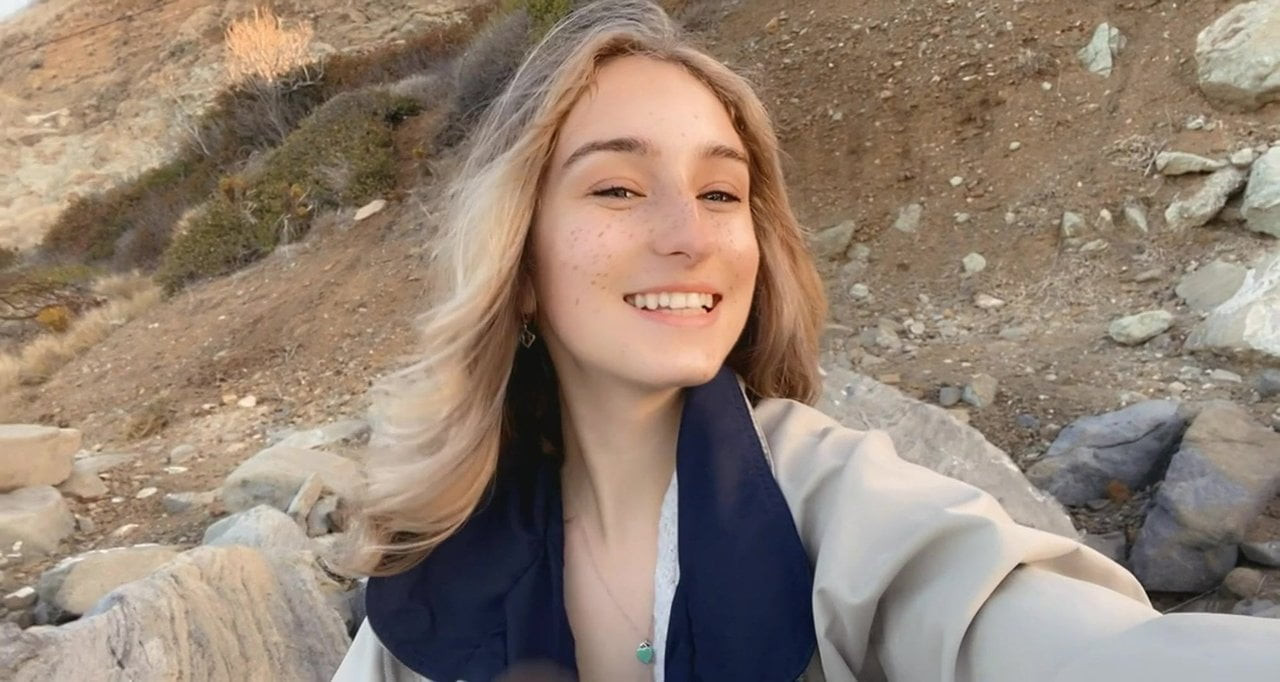 Blonde at the beach