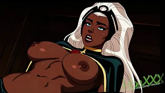 Cewek ini lagi asik ngentot kontol posisi cowgirl x-men