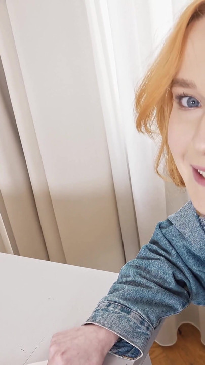 Naked Cutie Tests Her Skills